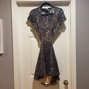 Bebe Skater Dress Open Back